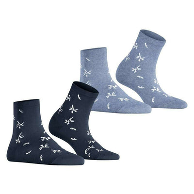 Esprit Blue Twig 2 Pack Socks