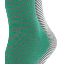 Esprit Green Allover Stripe 2 Pack Socks