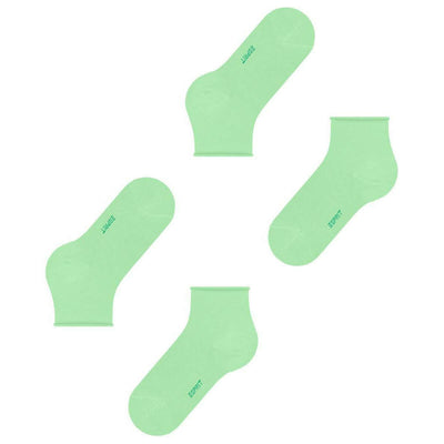 Esprit Green Basic Pure 2 Pack Short Socks