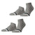 Esprit Grey Accent Stripe 2 Pack Sneaker Socks