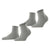 Esprit Grey Basic Pure 2 Pack Short Socks