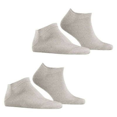 Esprit Grey Basic Uni 2 Pack Sneaker Socks