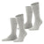 Esprit Grey Basic Uni 2 Pack Socks