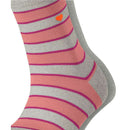 Esprit Grey Block Stripe 2-Pack Socks