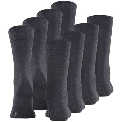 Esprit Grey Solid 4 Pack Socks