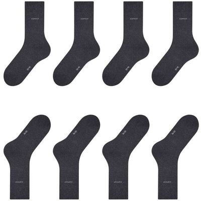 Esprit Grey Solid 4 Pack Socks