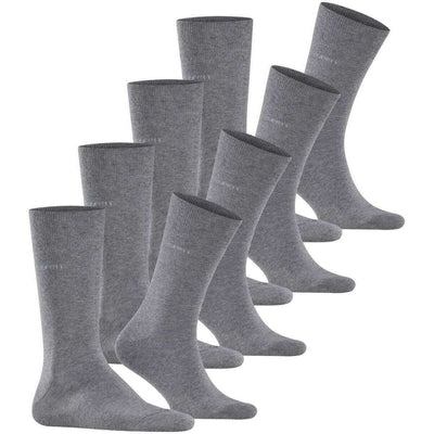 Esprit Grey Solid 4 Pack Socks