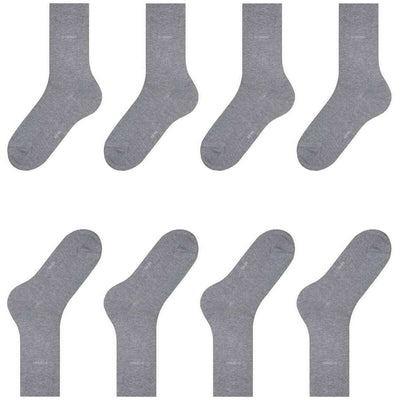 Esprit Grey Solid 4 Pack Socks