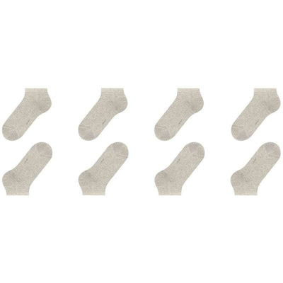 Esprit Grey Solid Sneaker 4 Pack Socks