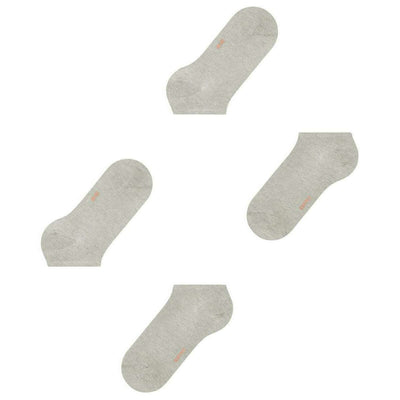 Esprit Grey Uni 2 Pack Sneaker Socks