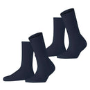 Esprit Navy Basic Tennis 2 Pack Socks
