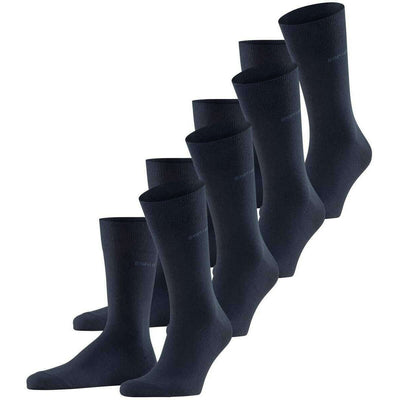 Esprit Navy Solid 4 Pack Socks