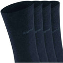 Esprit Navy Solid 4 Pack Socks