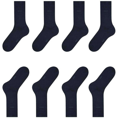Esprit Navy Solid 4 Pack Socks