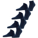 Esprit Navy Solid Sneaker 4 Pack Socks