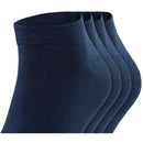 Esprit Navy Solid Sneaker 4 Pack Socks