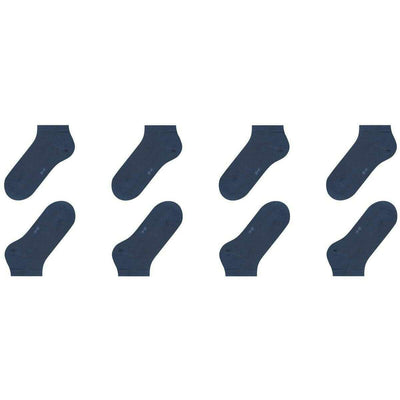 Esprit Navy Solid Sneaker 4 Pack Socks