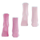 Esprit Pink Allover Stripe 2 Pack Socks
