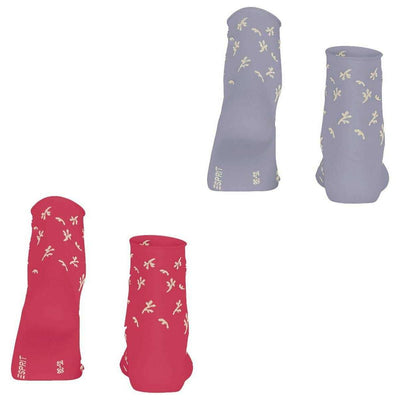 Esprit Pink Twig Short 2 Pack Socks