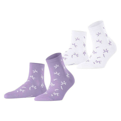 Esprit Purple Twig 2 Pack Socks