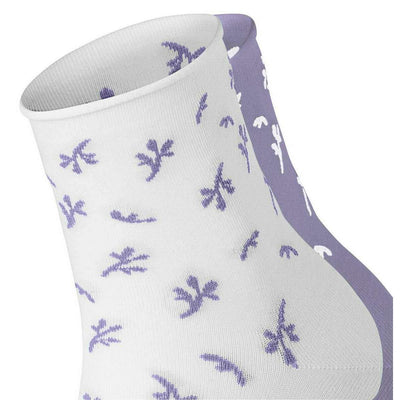 Esprit Purple Twig 2 Pack Socks