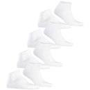 Esprit White Solid Sneaker 4 Pack Socks
