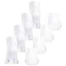 Esprit White Solid Sneaker 4 Pack Socks