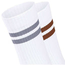 Esprit White Tennis Stripe 2 Pack Socks