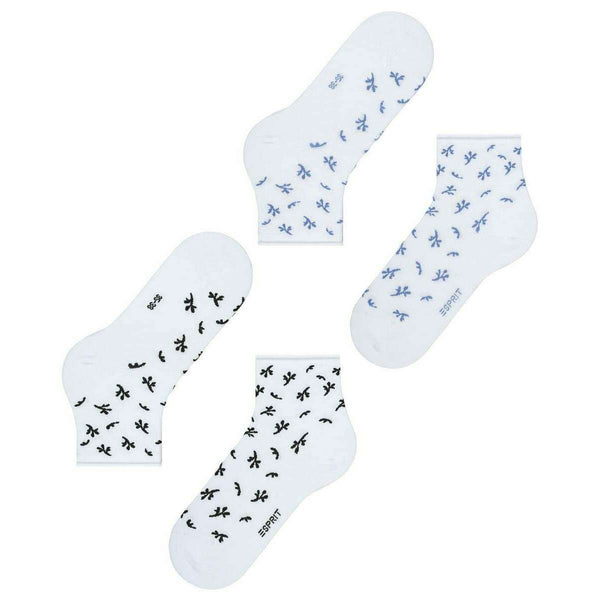 Esprit White Twig 2 Pack Socks