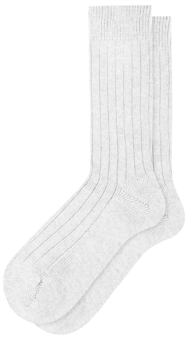 Pantherella White Tabitha Cashmere Socks