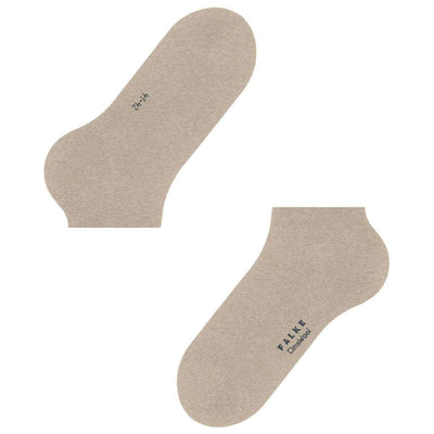 Falke Beige Climawool Sneaker Socks