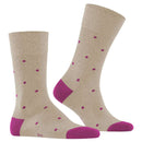 Falke Beige Dot Socks