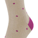 Falke Beige Dot Socks