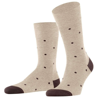 Falke Beige Dot Socks