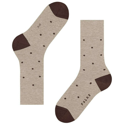 Falke Beige Dot Socks