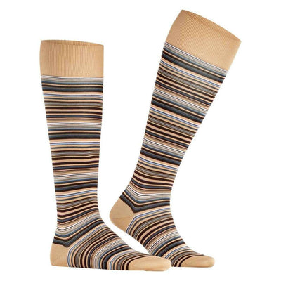Falke Beige Microblock Knee High Socks