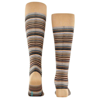 Falke Beige Microblock Knee High Socks