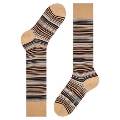 Falke Beige Microblock Knee High Socks