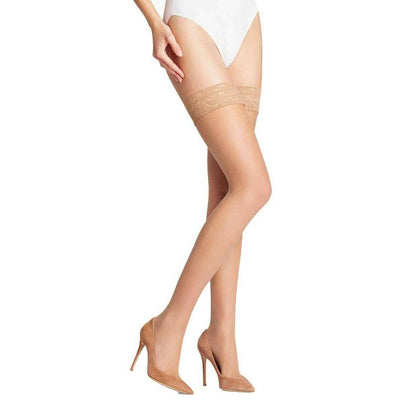 Falke Beige Shelina 12 Denier Stay Up Stockings