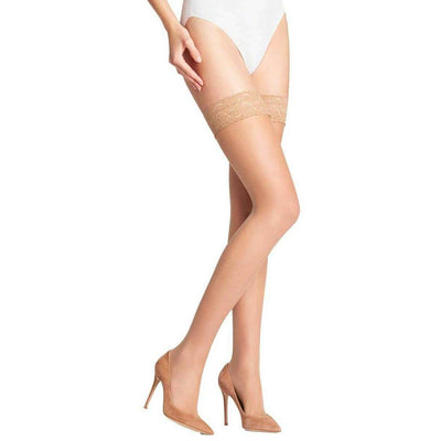 Falke Beige Shelina 12 Denier Stay Up Stockings