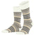 Falke Beige Tinted Stripe Socks