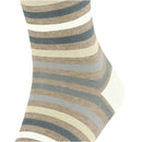 Falke Beige Tinted Stripe Socks