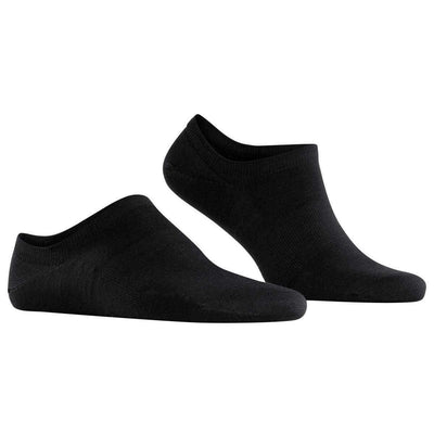 Falke Black Climawool No Show Socks