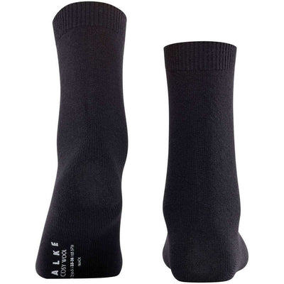 Falke Black Cosy Wool Socks