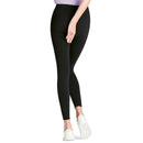 Falke Black Cotton Seamless Leggings