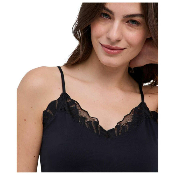 Falke Black Delicate Touch Chemise Top