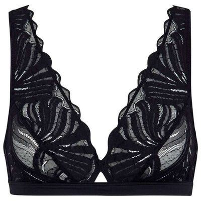 Falke Black Delicate Touch Triangle Bralette