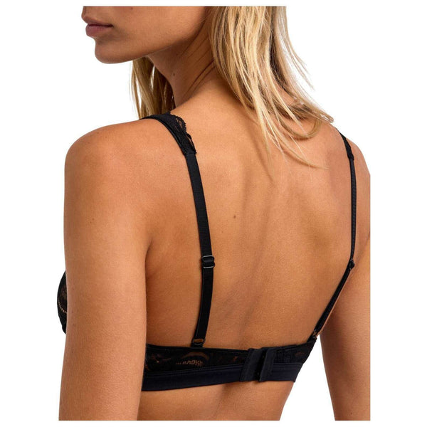 Falke Black Delicate Touch Triangle Bralette