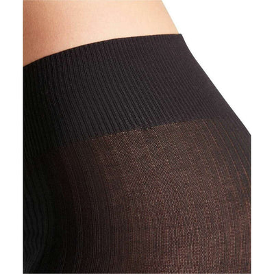 Falke Black Family Rib Tights