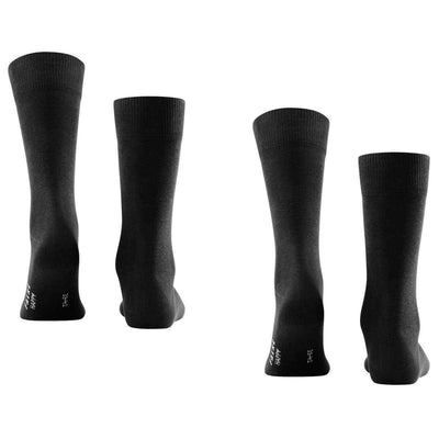 Falke Black Happy 2 Pack Socks
